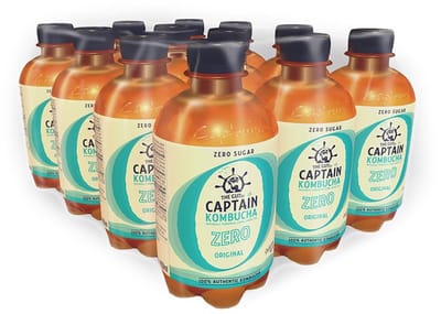 The GUTsy Captain | Kombucha | Original | 12 Stuks | 12 x 400 ml