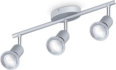 B.K.Licht - LED Opbouwspots met 3 lichtpunten - GU10 fitting - draaibare opbouwspots - plafondspots - incl. 3x GU10 - 4.000K - 400Lm