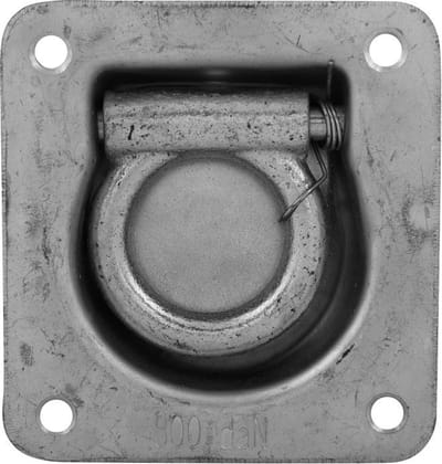 Wegklapbare vloerring - 102 x 94mm - Gegalvaniseerd