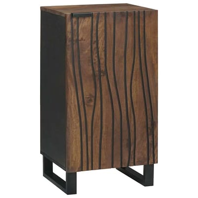 vidaXL - Dressoir - Bruin - 40 - x - 33 - x - 75 - cm - massief - mangohout
