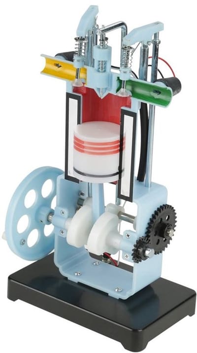 Allecto - 4 Takt Motor Model - Educatief Speelgoed - Mechanica