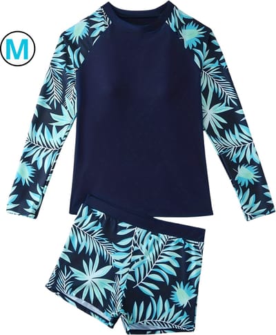 Bovista Rash Guard - Surf Shirt - Zwemkleding - UV Beschermende Kleding - Voor Zwemmen - Surfen - Duiken - Marineblauw - Maat M