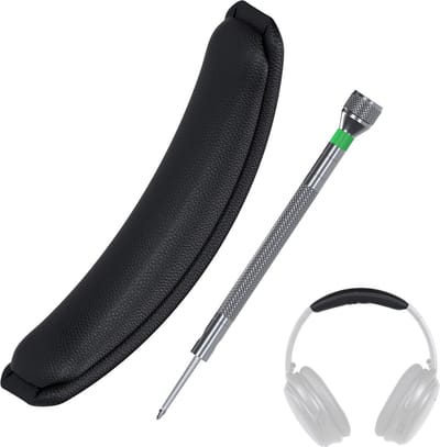 Vervangende Hoofdband voor Bose QuietComfort 35, 35 II, 45 (QC35, QC35 II, QC45) Hoofdtelefoon [Upgraded] van MMOBIEL – Protein PU Hoofdband – Hoofdtelefoon Hoofdkussen Cover Reparatie – Zwart