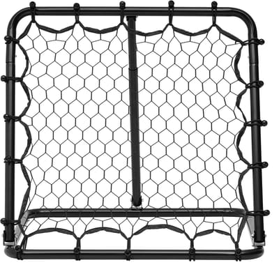 Voetbal Rebounder - Kickback Trainingsnet 86 x 86 cm - Volledig Verstelbare Hoeken - Draagbaar - Voor Alle Leeftijden