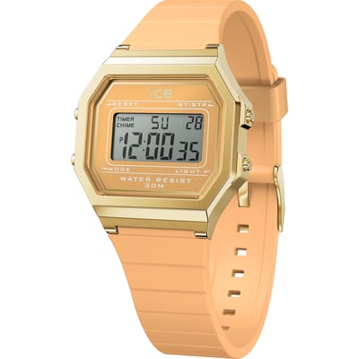 Ice Watch ICE digit retro - Peach skin 022057 Horloge - Siliconen - Roze - Ø 33 mm