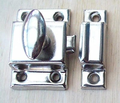 Kleine Kastdeur Vanggrendel 45mm Duimdraai Sluiting
