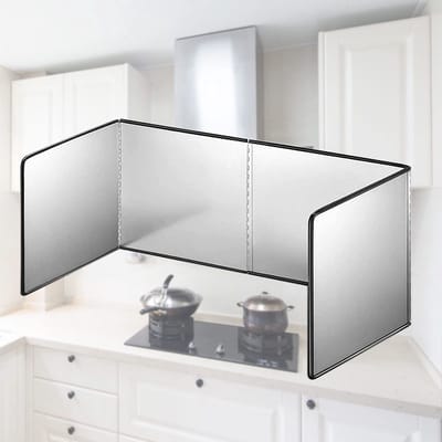 Dailygoods - Roestvrijstalen spatbescherming - Opvouwbare