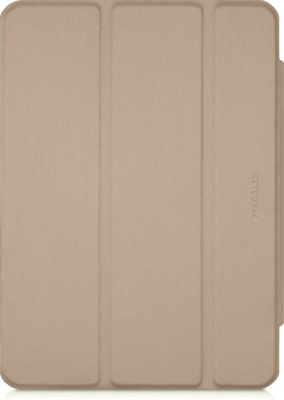 Macally BSTANDM6-GO Beschermhoes met standaard-functie voor iPad mini (A17 Pro/7e generatie/2024 , 6e generatie/2021) - Compatibel met Apple Pencil - Goudkleurig