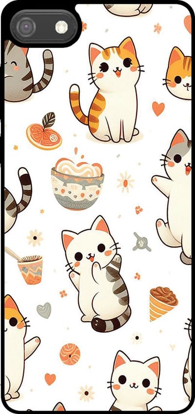 Smartphonica Telefoonhoesje Geschikt voor Huawei Y5 (2018) met katten opdruk - TPU backcover case cat design geschikt voor Huawei Y5 (2018)