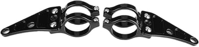 Dailygoody - Motorfiets Koplamp Beugel - Aluminium Koplamp Steun - Verstelbaar - 35-43mm - Vork Klemmen - Geschikt voor Motorfietsen - 2 Stuks