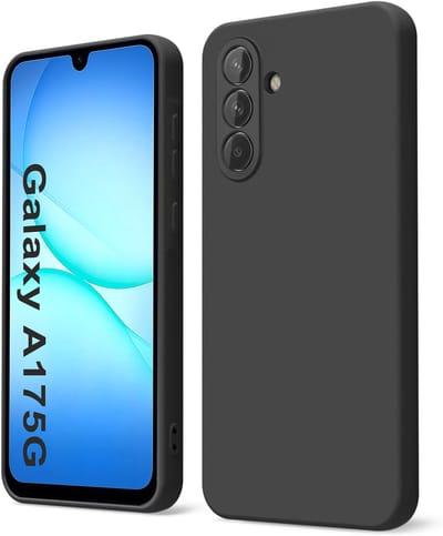 Hoesje geschikt voor Samsung Galaxy A17 5G hoesje Siliconen cover Zwart backcover
