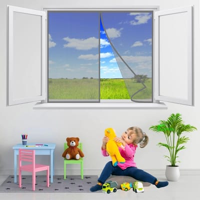 Lamelhor vliegdeur 175x90cm - Insectenbescherming en frisse lucht binnen