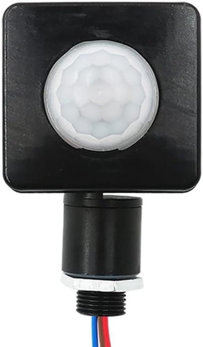 PIR Bewegingssensor - Infrarood Detector - Buitenverlichting Beveiligen - 180 Graden Dekking - 25 x 13 x 7 mm - Zwart