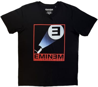 Eminem - E Light Heren Tshirt - S - Zwart