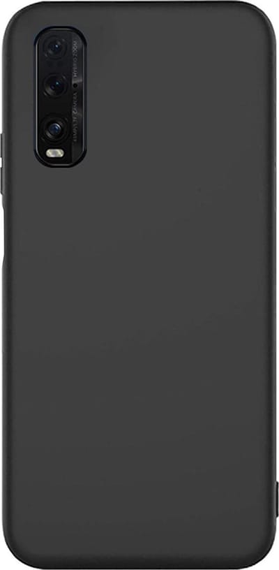Silicone hoesje Geschikt voor: OPPO Find X2 - zwart