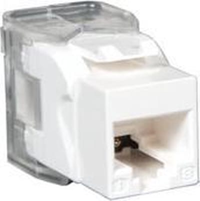 Tripp-Lite N238-001-WH-TF Toolless Cat6/5e Keystone Jack - White, TAA TrippLite