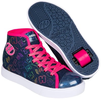 Heelys Veloz Denim / Pink / Rainbow