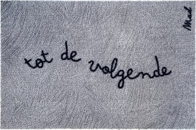 Mad About Mats - Billie - deurmat - tot de volgende - schoonloop/scraper - wasbaar - 50x75cm