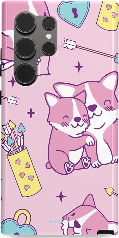 Casetastic Hoesje Geschikt voor Samsung S24 Ultra - Stijlvolle Beschermende Duo-layer Case - Cupi Cori