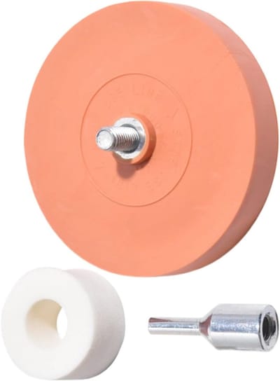 Stickerverwijderaar Wiel - Lijm Gum - Auto Reinigen - Lak Beschermend - 10 cm - Blauw