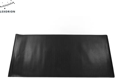 Lexorion Bureaustoelmat PVC voor Harde Vloeren - Zwarte Vloerbeschermer - Beschermmat voor Bureaustoel - 90 x 200 cm
