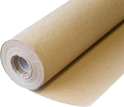 Mulchdoek Kraftpapier - Bodemdoek Natuurlijk - Onkruid Vrij Houden - 100% Biologisch Afbreekbaar - 1.20 x 100 m - Bruin