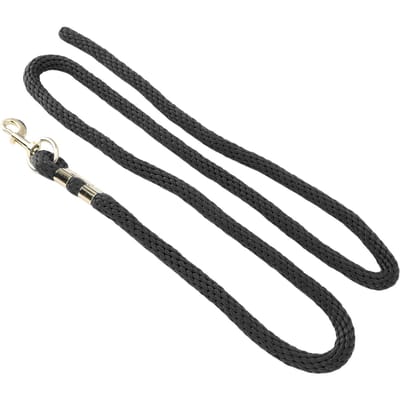 2m Paard Longeerlijn Anti-Breek Touw Anti-Slip Grip Paardentrainingslijn met Haak voor Wandelen black
