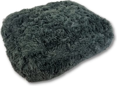 Topmast Fluffy Lounge Serie - Hondenkussen - Antraciet - 97 x 68 x 20 cm - LARGE - Hondenmand - Dierenkussen - Kattenkussen - Kattenmand