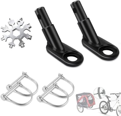 Fietskarkoppeling - Fietskar koppeling - Fietskar koppelingen - Fietsaccessoires - Koppelstuk - Koppeling - Fietskar - Fietskar kinderen koppeling - Diverse fietskaraccessoires - Universele Adapter -Geschikt voor honden- en kinderaanhangers