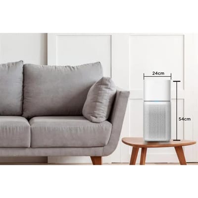Hanseatic Luchtreiniger KJ400 - 35W - Digitaal display - Ionentechnologie - Wit - Voor allergieën