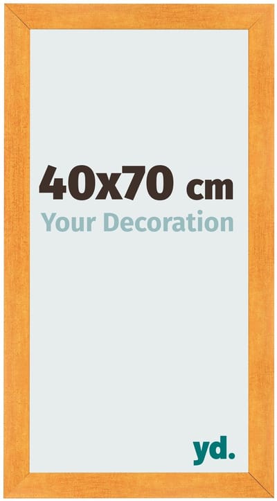 Your Decoration - Fotolijst 40x70 cm - MDF - Oranje - Pisa