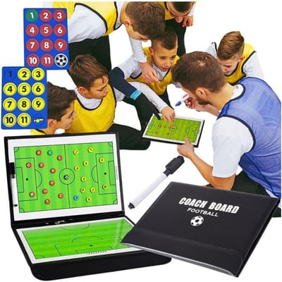 Zolta - Voetbal Tactiekbord - Magneten en Marker - Weerbestendig