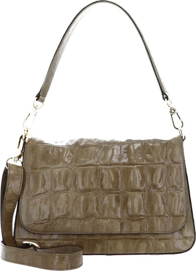 abro Leren Schoudertas Leather Primitivo Crossbody Lulu Bag Sienna Olijfgroen