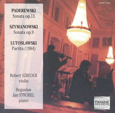 Robert Szreder & Boguslaw Jan Strobel - Sonatas For Violin And Piano (CD)