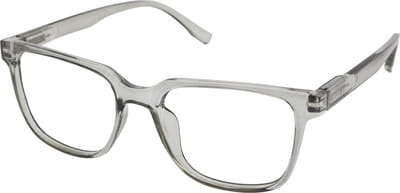 Leesbril Vista Bonita CUBO - Kleur Kadushi Silver - Sterkte +1.00 - Eersteklas leesbril met flexveren - Leesglazen van uitstekende kwaliteit - Incl. bijpassende briletui en poetsdoekje