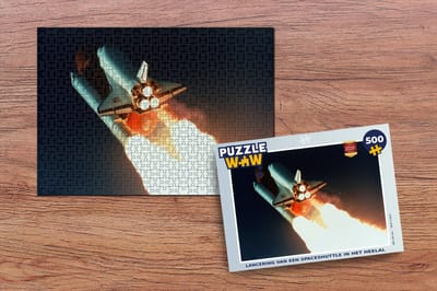 Puzzel Lancering van een spaceshuttle in het heelal - Legpuzzel - Puzzel 500 stukjes