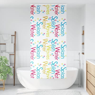 vidaXL - Doucherolgordijn - met - cassette - 100x240 - cm - stofbreedte - 96 - cm