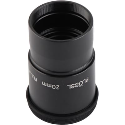Astronomische Telescoop Lens Oculair Plossl 20mm met 1.25  Filterdraad black