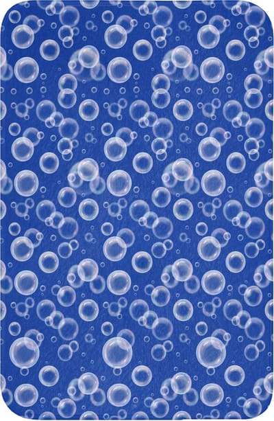WC mat 40x60 cm - Antislip - Bubbels - Patroon - Blauw - Toiletmat - Vloermat - Douchemat - Toilet tapijt - Toiletmatten
