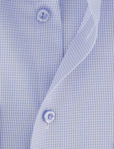 overhemd Eton Classic lichtblauw Classic Fit borstzak