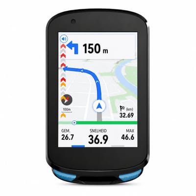 Fietscomputer GPS Draadloos - Met Navigatie en 2,4 Inch Kleurendisplay IPX7