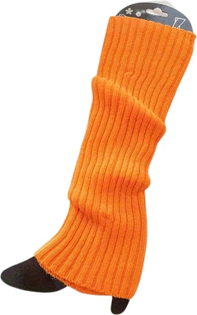 Nivard Beenwarmers - Dames - Overknee - Ballet - Wol - Kniekousen - Leg Warmers - Warm - Oranje