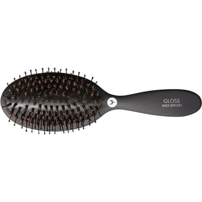 HH Simonsen Kammen & borstels Gloss Brush Midi Black Borstels kammen Dames