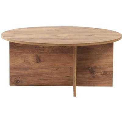 Asir - Salontafel - Atlantic Pine - 90 x 90 x 40 cm - 100% Melamine Gecoat Spaanplaat