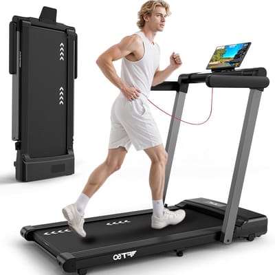 Loopband Thuis - Wandelpad Fitness - Cardio Training - Stille Motor - 12 km/u - Zwart