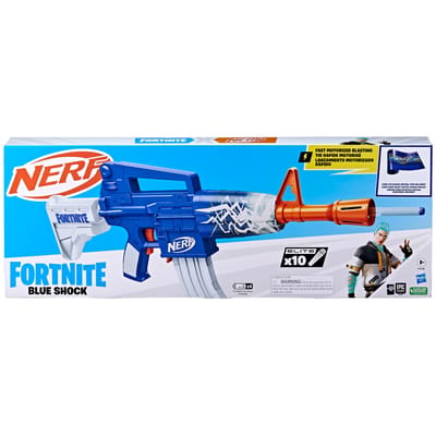 Nerf Fortnite Blue Shock Blaster