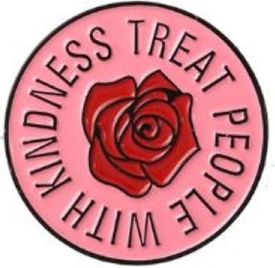 Pin Broche - enamel pin - kledingspeld - Treat with kindness