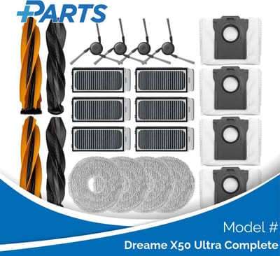 Dreame X50 Ultra Complete Onderhoudsset (Plus.Parts® alternatief voor RAK59)