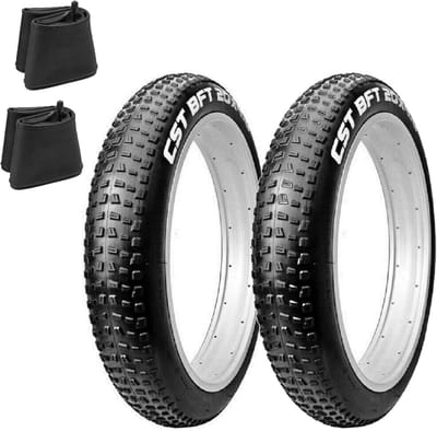 2x Fatbike Banden 20 x 4.0 Inch Incl. Binnenbanden voor E-bike en Mountainbike