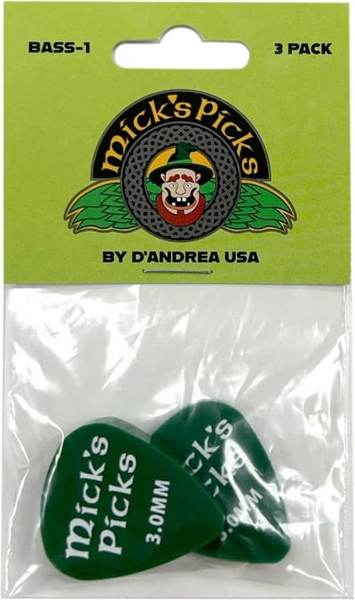 D'Andrea - Mick's Pick - Bass plectrum - 3.00 mm - 3-pack